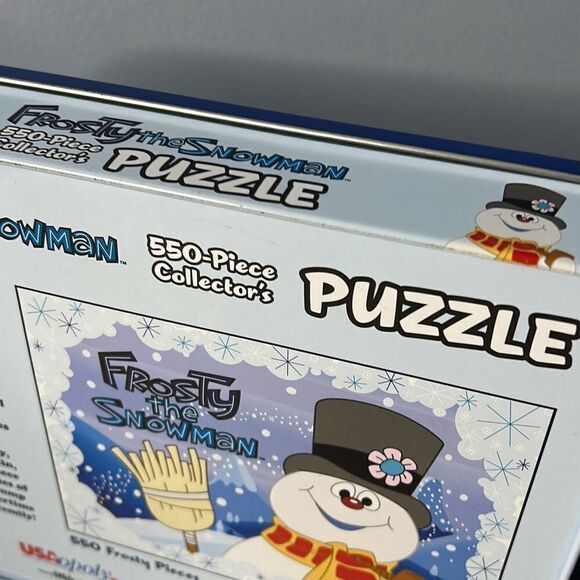 Frosty the Snowman 550 piece Collector’s Puzzle in Tin New - Picture 3 of 6